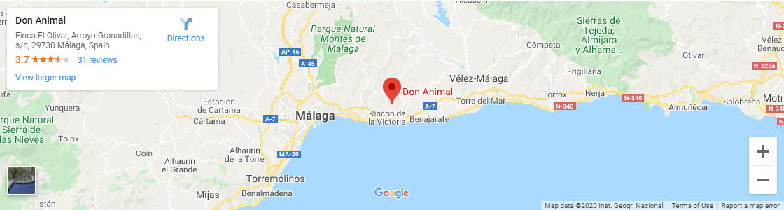 Contactar Podenco Andaluz Malaga Como LLegar Mapa Google